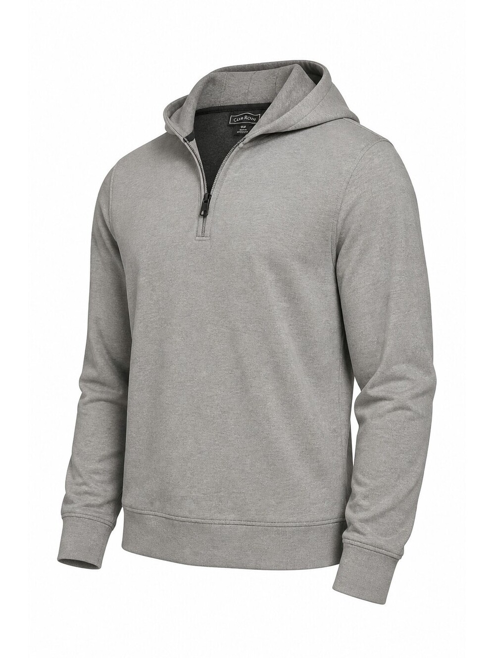 Club Room Men's Gray Half-Zip Pullover Hoodie XXL